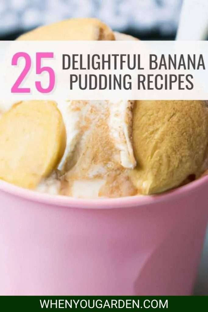 25 Delightful Banana Pudding Recipes Pin